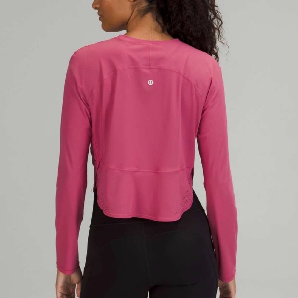 Lululemon Crew Neck UV protection running long sleeve size 4 - Picture 2 of 10